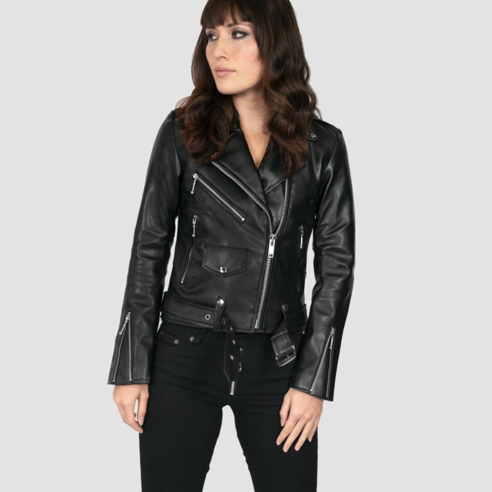 Straight To Hell Vegan Leather Jacket